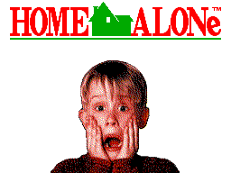 Home Alone title screen for Sega Master System